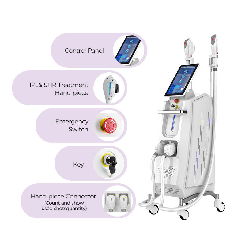 2 Years Warranty Ipl Machine Elight Laser Skin Rejuvenation Leg Hair Removal OPT Acne Treatment machine