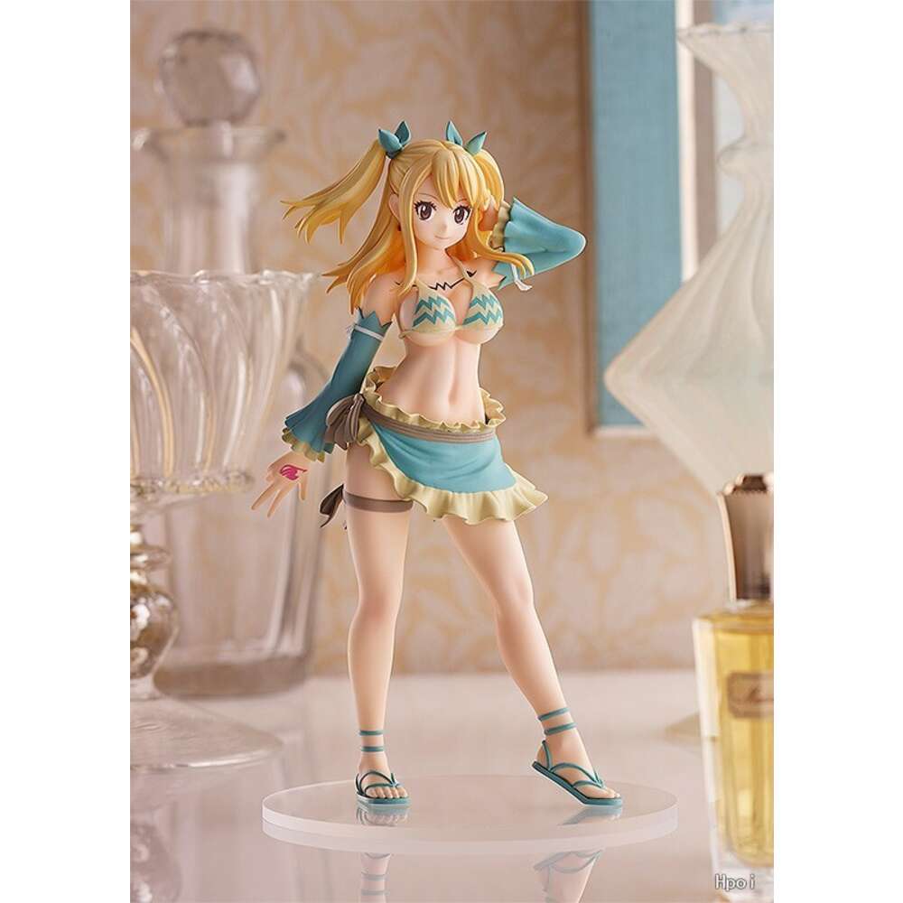 Finger Toys Pop Up Parade Fairy Tail Final Season Lucy Heartfilia Aquarius Taurus Virgo Form Ver Pvc Anime Action Figure Collection Toys