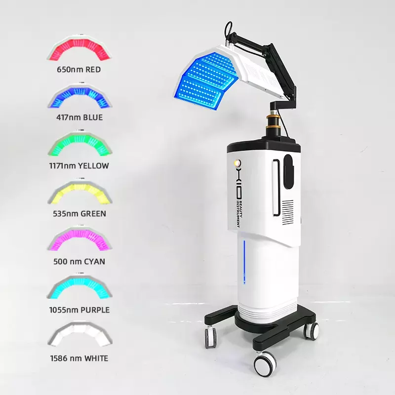 Best Quality LED Light Therapy Face Spa LED Light Treatment Skin Rejuvenation Tightening Acne Removal Professional 7 Color PDT LED Device