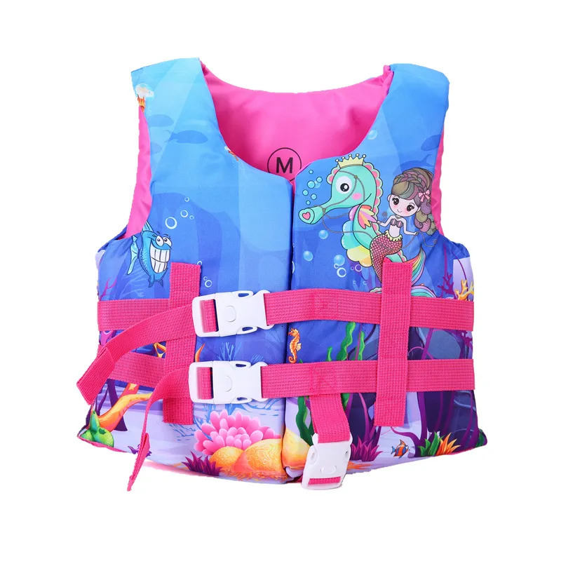 Life Vest Buoy Kids Life Vest Floating Girls Jacket Boy Swimsuit Sunscreen Floating Power Swimming Pool Accessories for Drifting Boating 231017