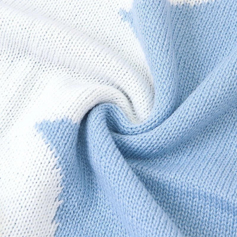 Quilts Baby Blankets For Boy Girl Cute Rabbit Toddler Infant Bedding Warm Knit Quilt Pom born Stroller Wrap Swaddle Super Soft 231017