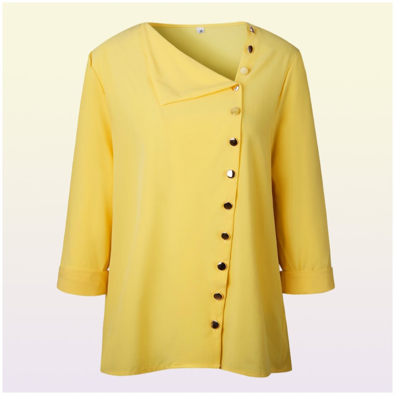 Gauges Women Blouse Shirt Long Sleeve Korean Fashion New Arrival Autumn Office Ladies Blouses Work Black Top Female Blusa Irregular