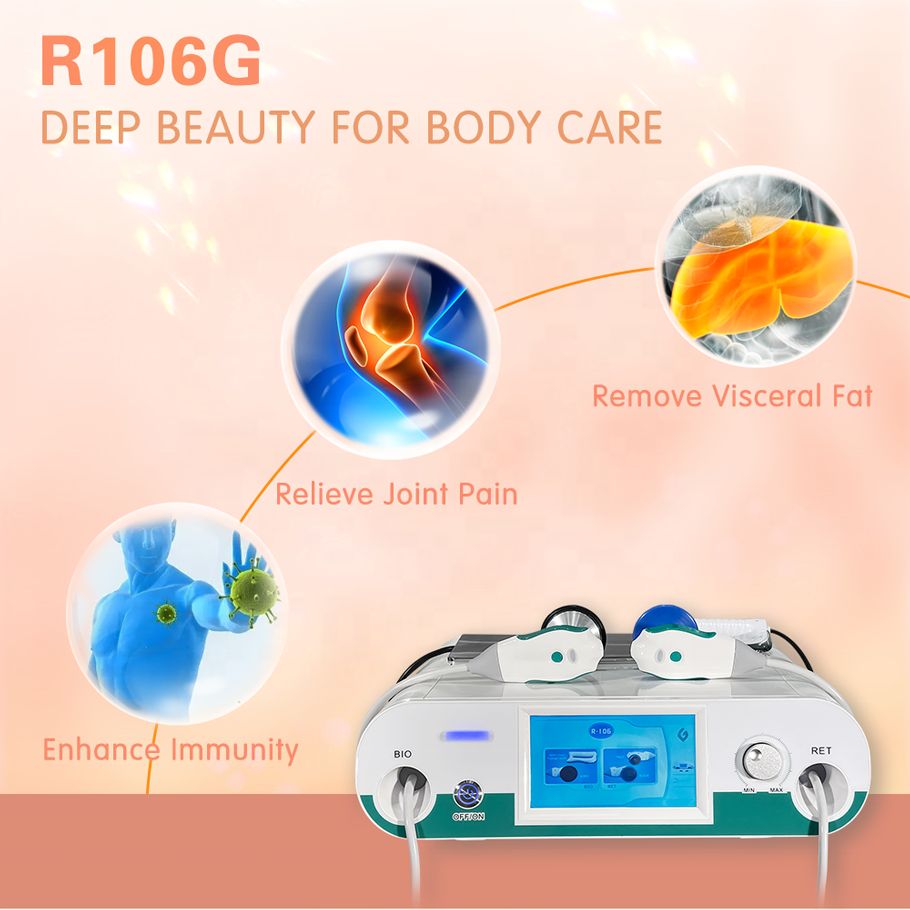 448KHZ Tecar Therapy Pain Relief Physiotherapy Beauty Device Loss Weight Spain Technology