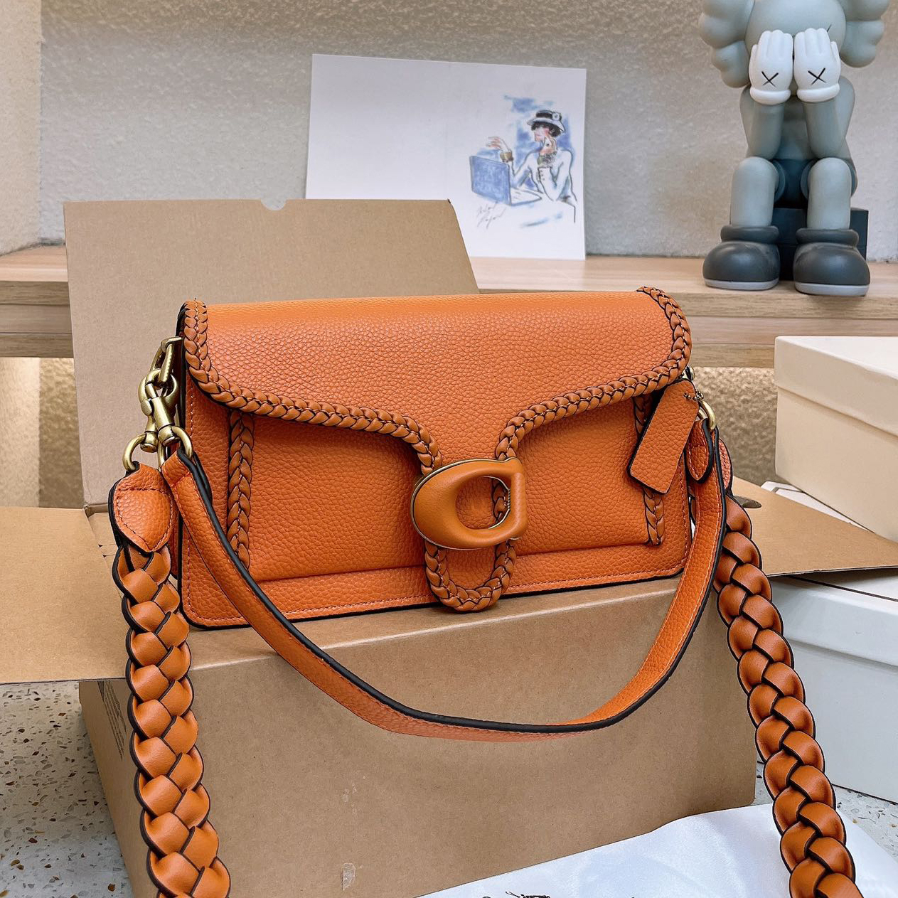 crossbody bag handbags luxurys handbag Women Luxury Designer Bags Leather Fashion Trendy Tabby Shoulder Bag with dust bag