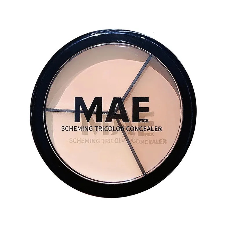 Concealer 12g Natural 3Color Concealer Palette Cover Dark Circles Pores Creamy Texture Concealer Face Liquid Foundation 231016