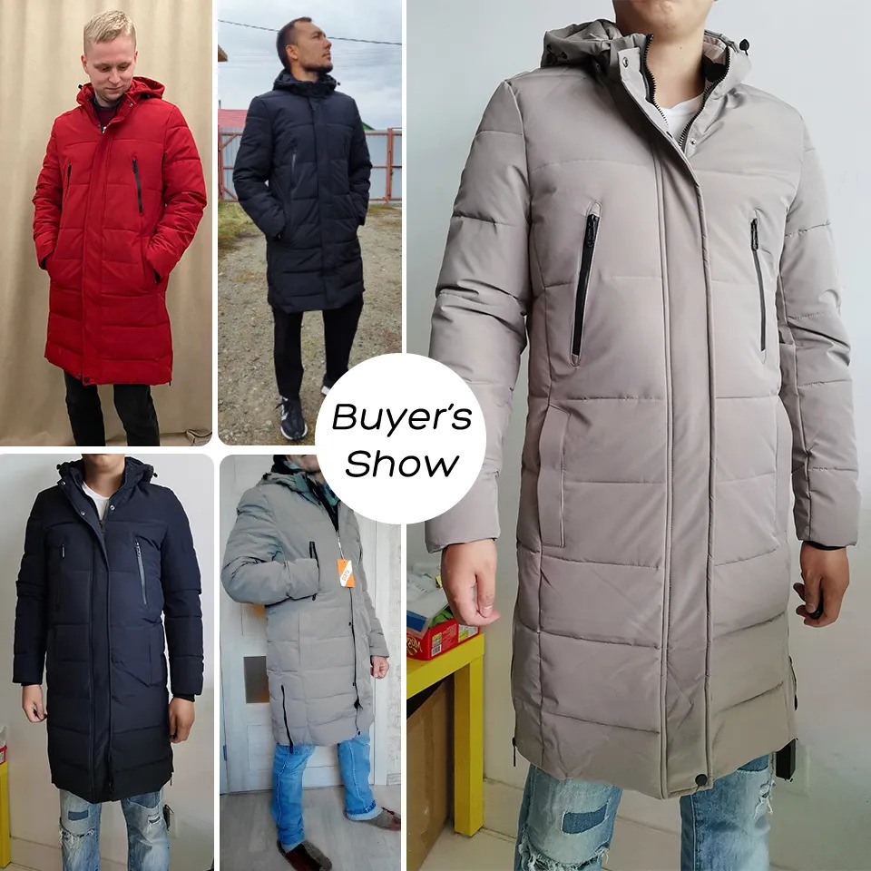 Men's Down Parkas Men 2023 Winter Plus Long Warm Thick Hood Jacket Coat Autumn Outwear Outfits Classic Windproof Pocket Parka 231017