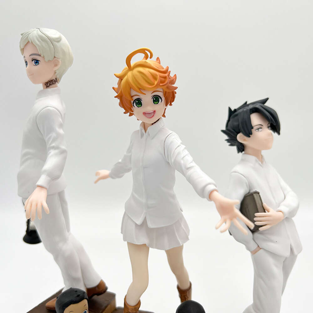 Finger Toys 20cm the Promised Neverland Anime Figure Norman/emma/ray Action Figure #1505 Norman #1092 Emma Figurine Model Doll Toys Gifts
