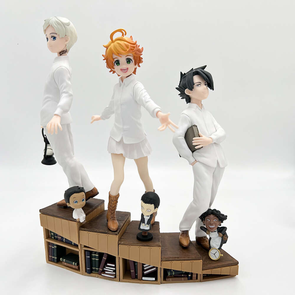 Finger Toys 20cm the Promised Neverland Anime Figure Norman/emma/ray Action Figure #1505 Norman #1092 Emma Figurine Model Doll Toys Gifts