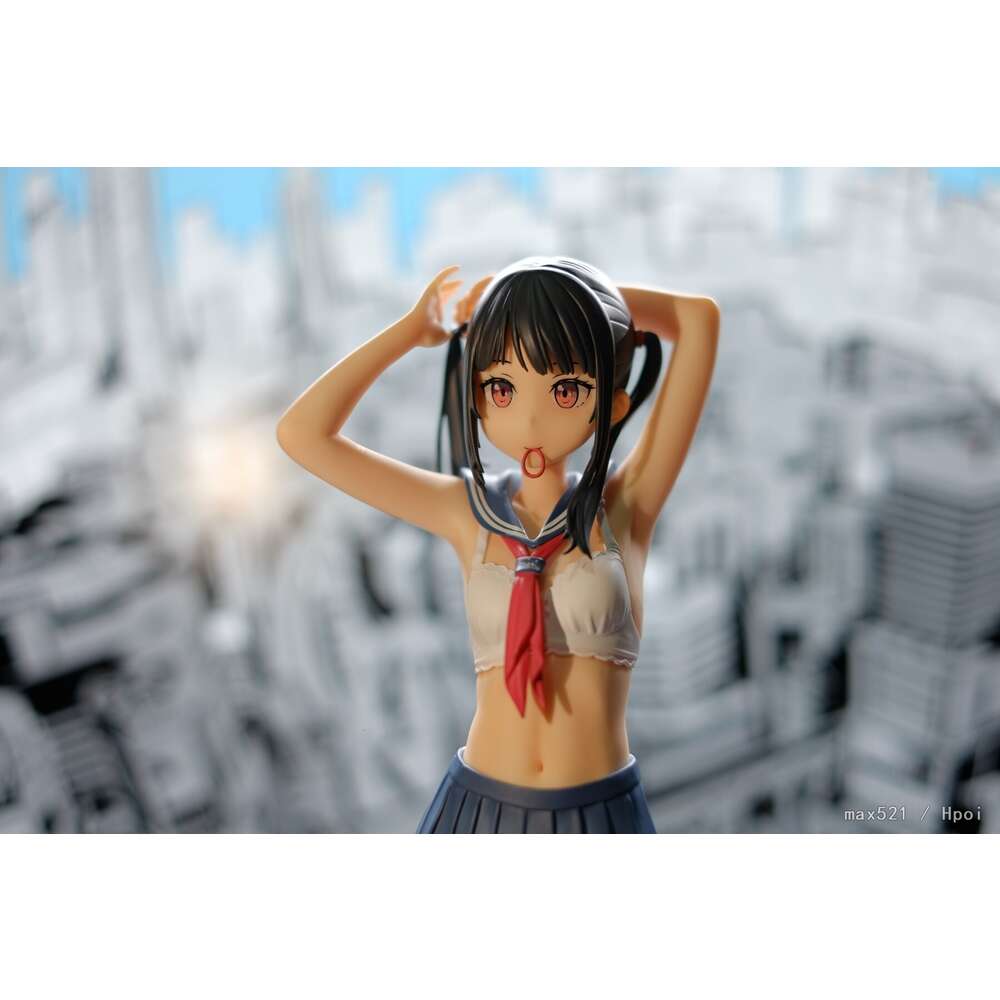 Finger Toys 28cm Kantoku Anime Figure Sailor Fuku No Mannaka Cute Girl Pvc Action Figure Toy Adults Collection Model Doll Gifts