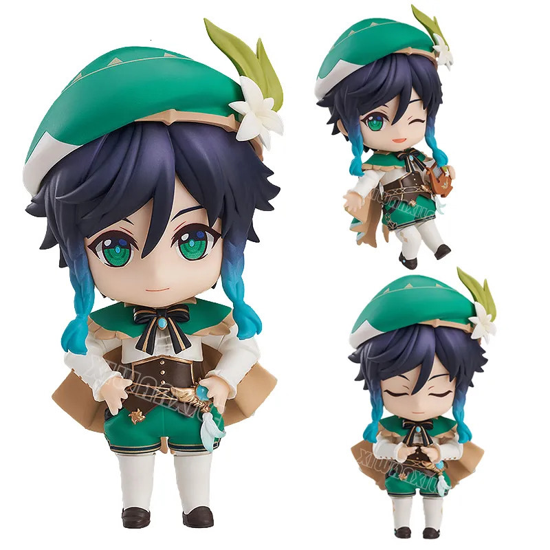 Arts and Crafts #1795 Venti Genshin Impact Anime Figure #1718 Genshin Impact Traveler/Lumine Action Figure #1717 Aether Figurine Adult Doll Toys 23101