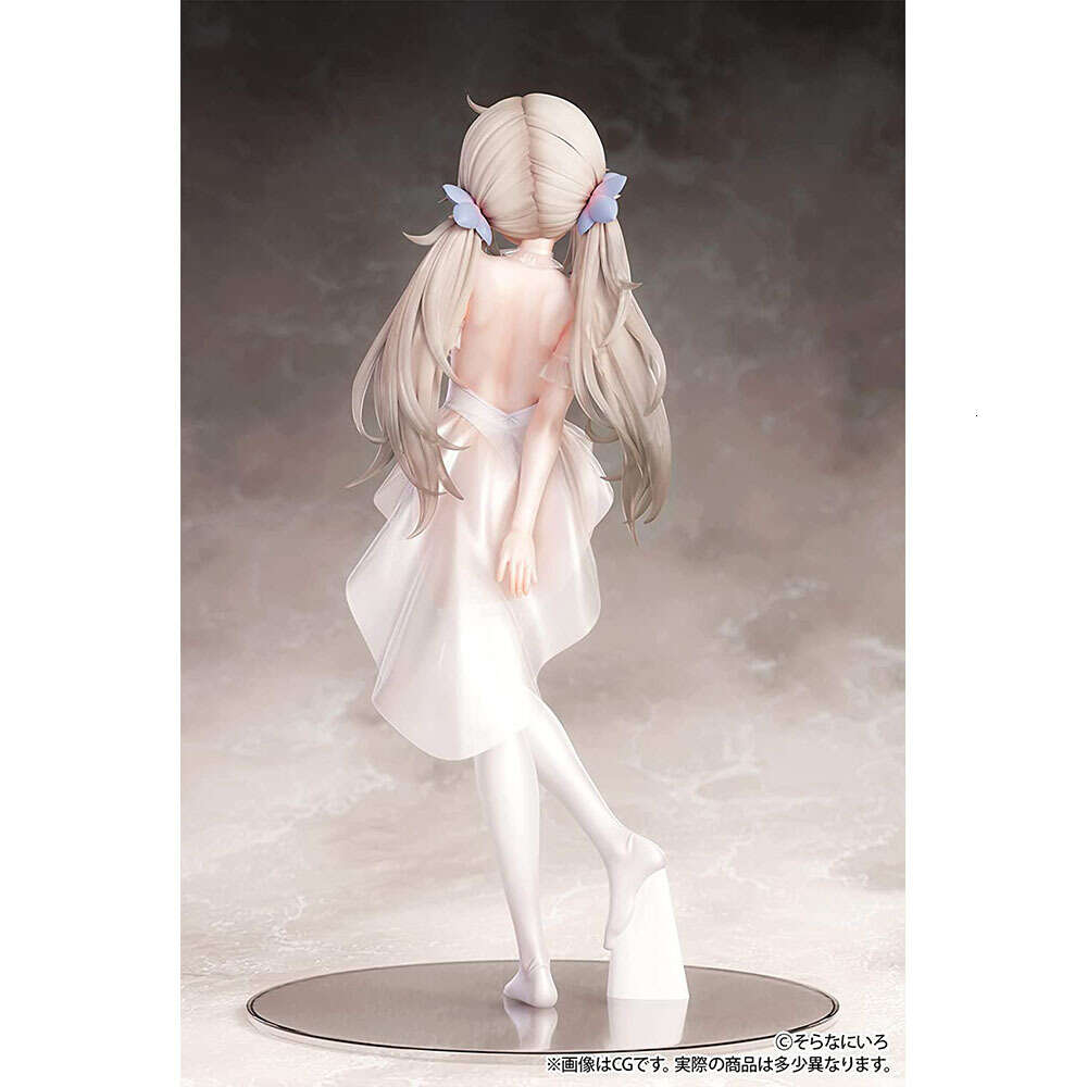 Finger Toys Japanese Girl Anime Figures Pure White Elf Ver. Pvc Action Figure Kawaii Decoration Model Dolls Toy