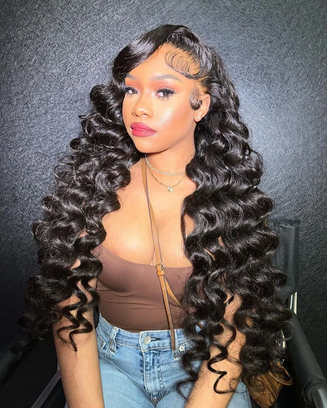 Loose Deep Wave 13x4 Lace Front Human Hair Wig Brazilian Wear and Go Glueless Wig for Women 13x6 HD Lace Frontal Wig Pre Plucked