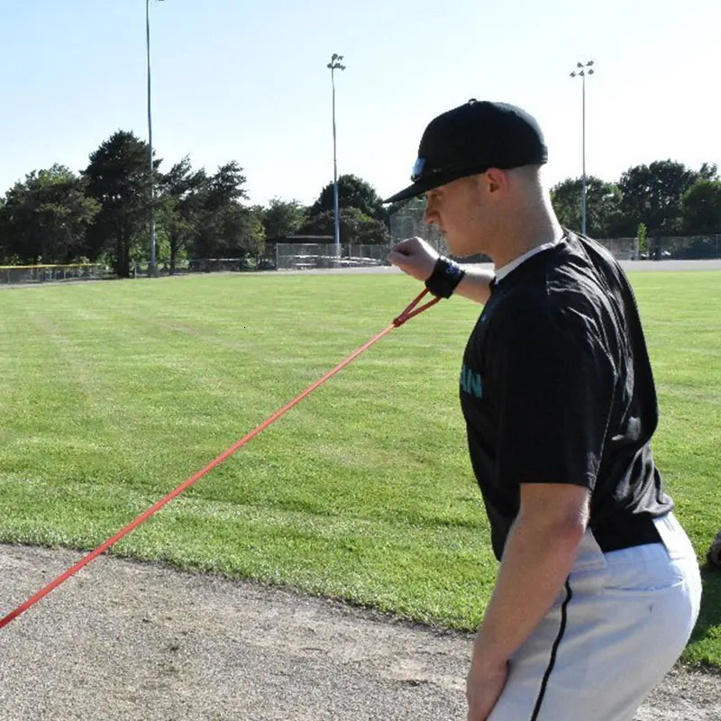 Resistance Bands Sports Exercise for Baseball Softball Training Aid Pitching Arm Strength Quarterback Warmup Stretching 231016