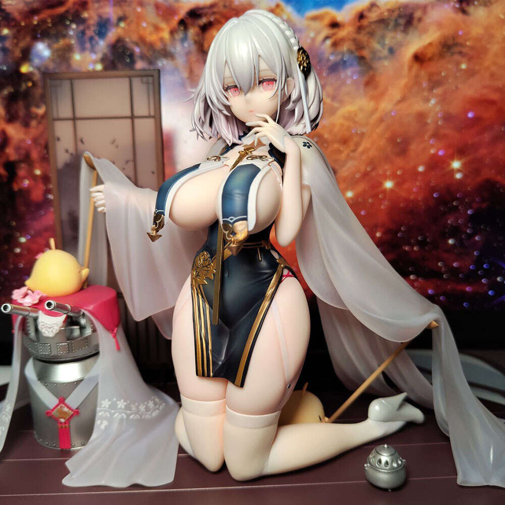 Finger Toys Jeu d'animation chaud Azur Lane Sirius Blue Waves and Clouds Ver. Figurine complète de Collection pour adultes, jouets modèles, figur