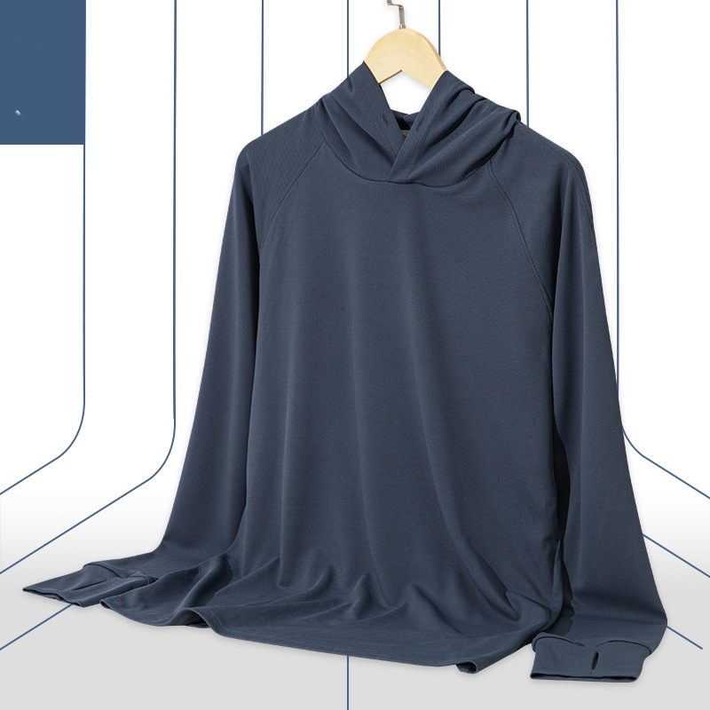 L1090 Spring Autumn New Men's Hooded Pullover Running Sports Fitness Clothes Breathable Casual Long-sleeved Hoodies