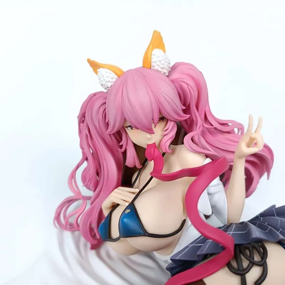 Finger Toys Xinhao Original Anime Fate/extella Tamamo No Mae Uniform Sexy Girl Pvc Action Figure Hentai Toy Adult Collection Model Doll 14cm