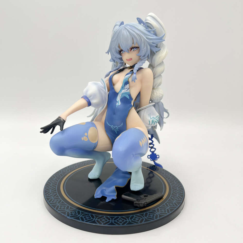 Finger Toys 18cm Girls Frontline Pa-15 Larkspur's Allure Sexy Anime Girl Figure Girls' Frontline Ots-14 Groza Action Figure Model Doll Toys