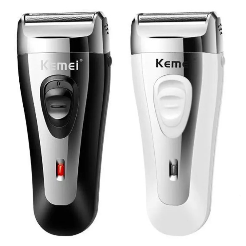 Razors Blades Kemei Powerful Rechargeable Shaver For Men Foil Electric Shaver Beard Head Shaving Electric Razor USB with extra mesh 231013