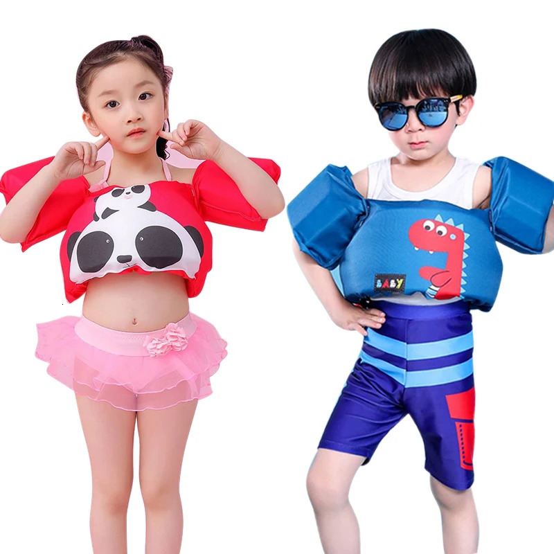 Life Vest Buoy Life Vest Kids Life Jacket Swimsuit Swimming Rings Puddle Jumper Kids Baby Children Girl Boy Floating Vest Swim Pool Accessories 231017