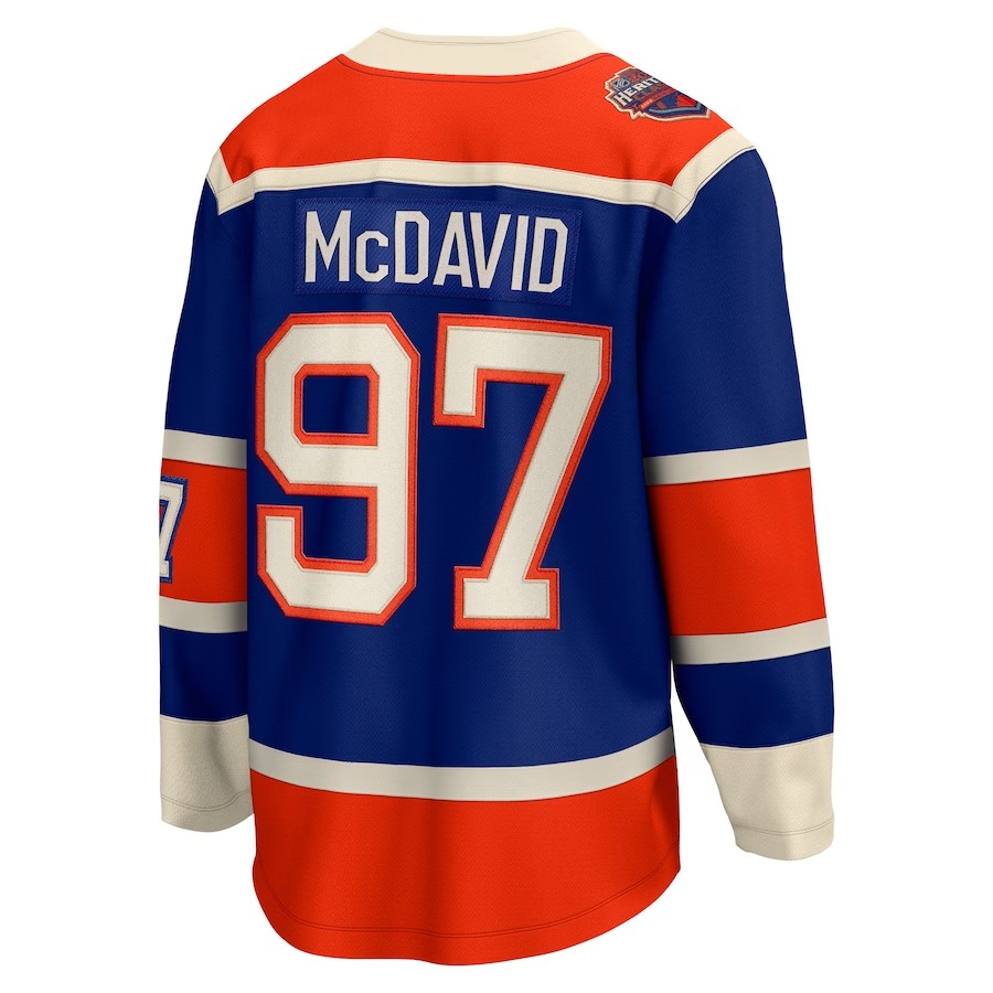 Hockey Jerseys Connor McDavid 97 Leon Draisaitl 29 Royal Blue 2023 Heritage Classic S-XXXL Stitched Men Jersey