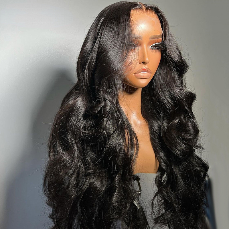 Honey Blonde Body Wave 13X4 HD Frontal Pre Plucked Highlight Color Transparent Lace Front Human Hair Wig for Women free shipping