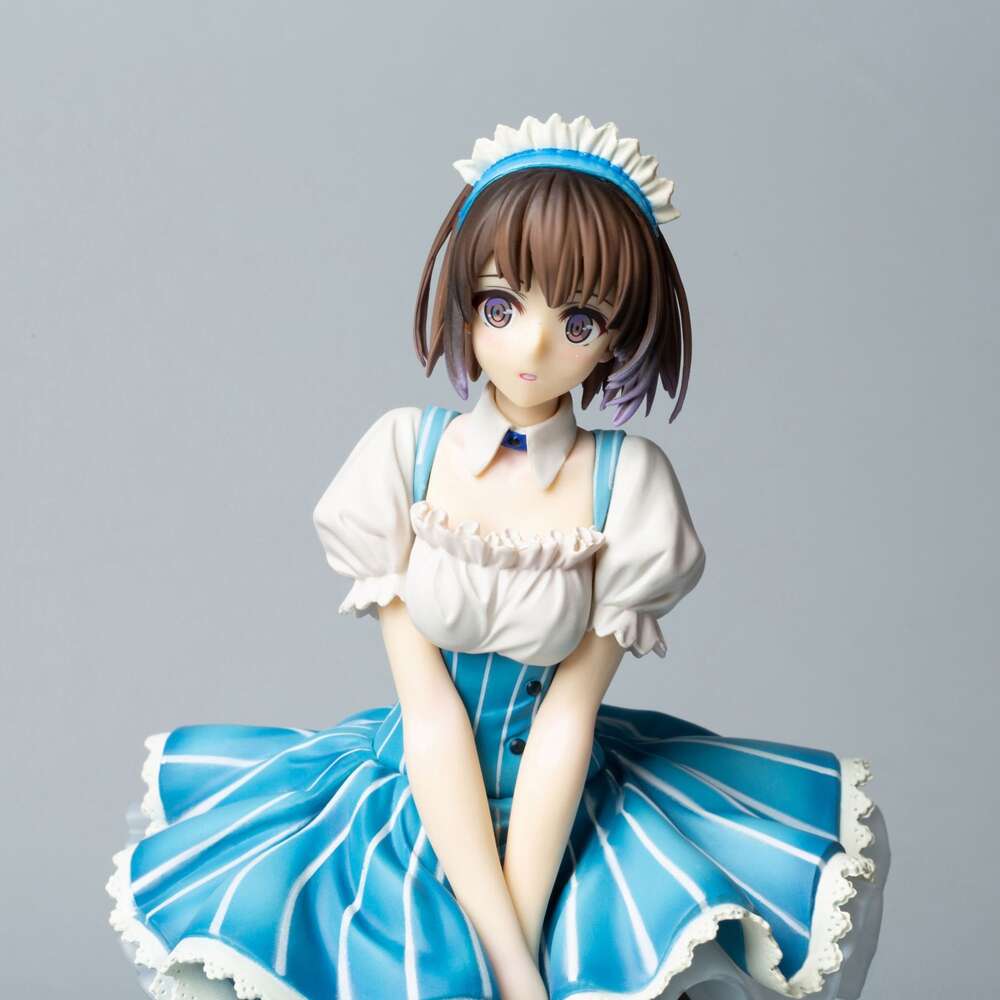 Finger Toys 24cm Aniplex Saenai Heroine No Sodatekata Fine Kato Megumi 1/7 Maid Ver Pvc Action Figure Toy Collection Model Doll Gifts