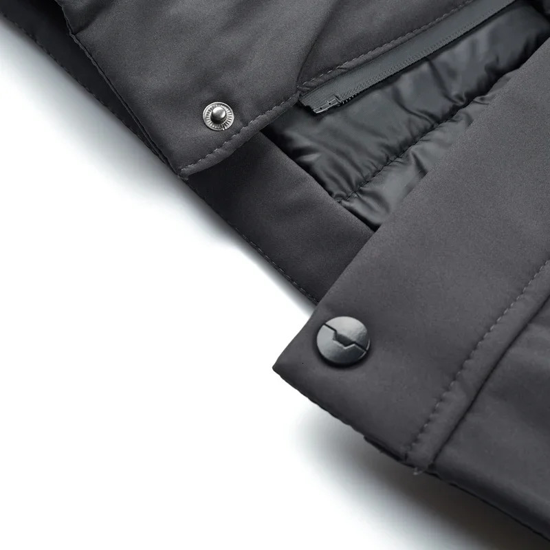 Men's Down Parkas Winter Jacket Coat Windbreaker Thick Thermal Men Hooded Long Parka 231017