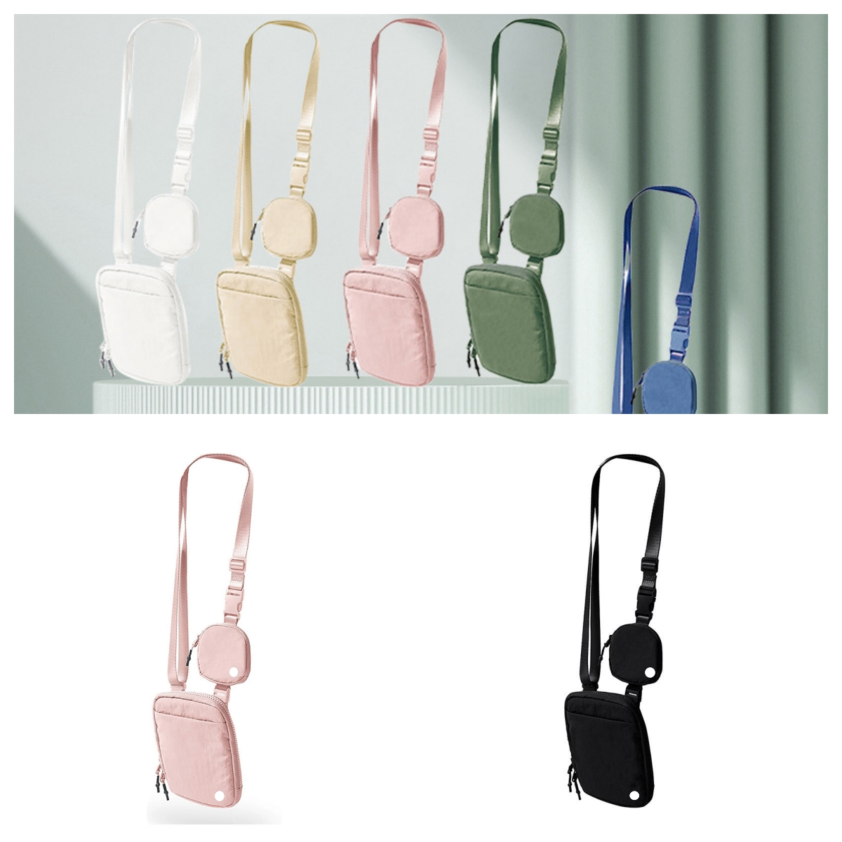 UU-1506 Unisex Sports Fitness Yoga Bag Crossbody Shoulder Bag Waterproof Detachable Mother-Child Bag