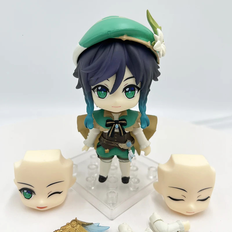 Arts and Crafts #1795 Venti Genshin Impact Anime Figure #1718 Genshin Impact Traveler/Lumine Action Figure #1717 Aether Figurine Adult Doll Toys 23101
