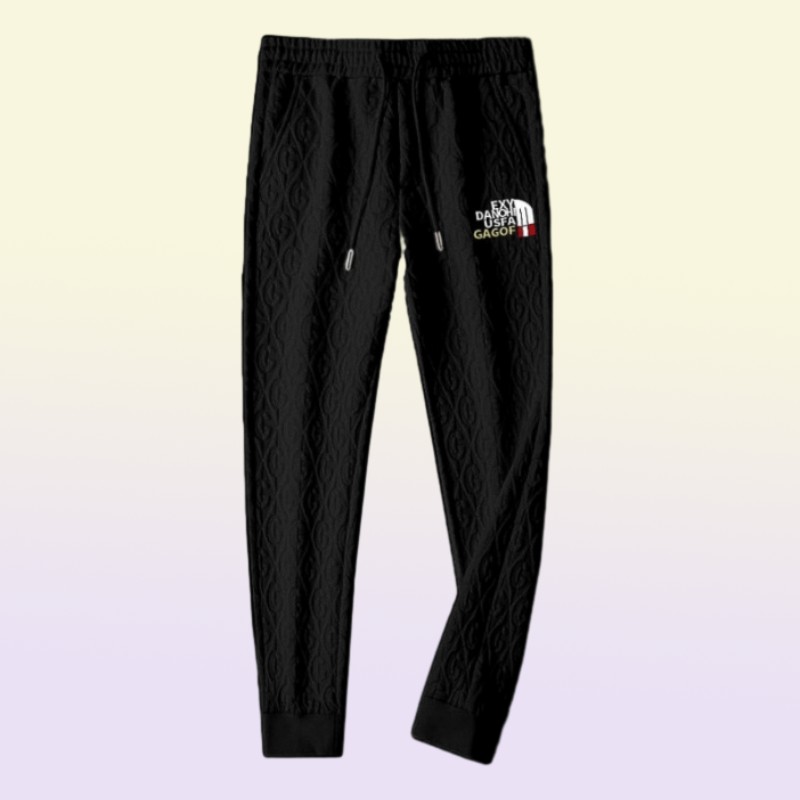 Men039s Tracksuits Casual Suit Spring And Autumn Light Luxury Coat Fashion Embroidered Jacket Trousers Two Piece