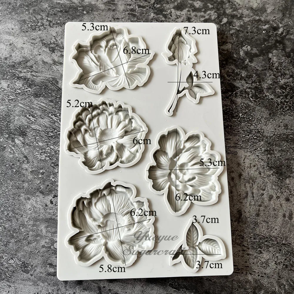 Baking Moulds Flower Silicone Epoxy Resin Plaster Mould cake mold fondant molds decorating tools DIY resin silicone l231017