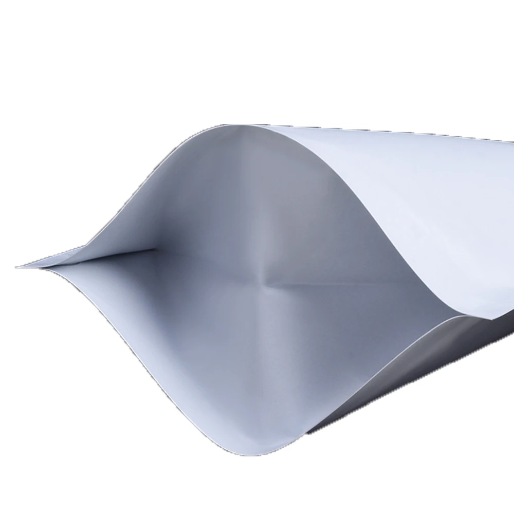 9 Size Matte White Smell Proof Stand Up Bags Resealable Mylar Bags Foil Pouch Double-Sided Self seal Bag Wholesale LX6169