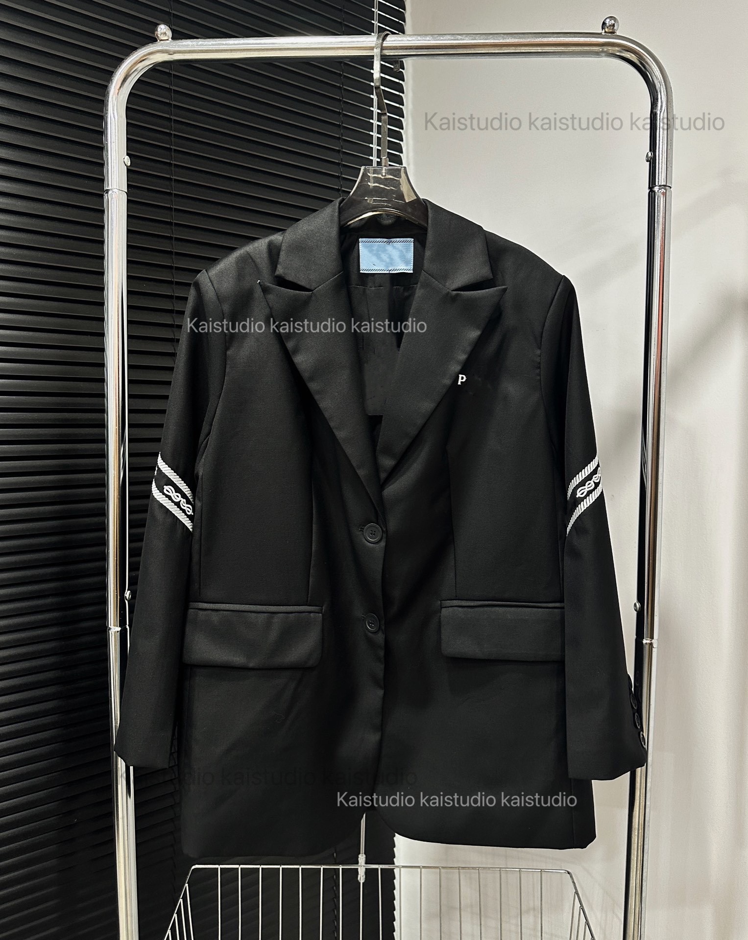 2023 Autumn Design Fashion Embroidery Letter Temperament British Style Versatile Classic Suit Coat