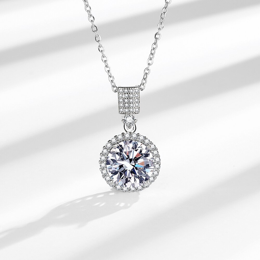 Handmade Lab Diamond Jewelry set 925 Sterling Silver Party Wedding Rings Earrings Necklace For Women Moissanite Jewelry Gift