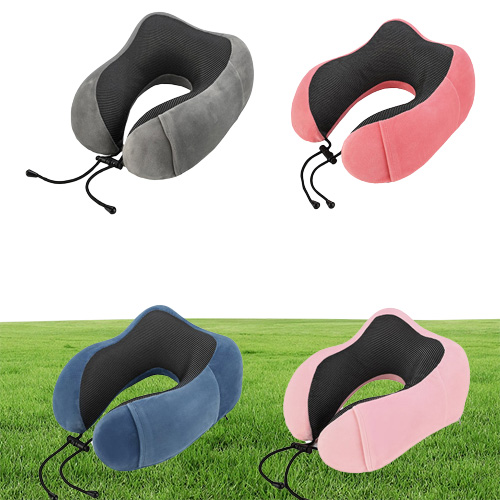 Ushaped memory neck pillow soft travel pillow massage sleep cervical spine health care bedding5844578