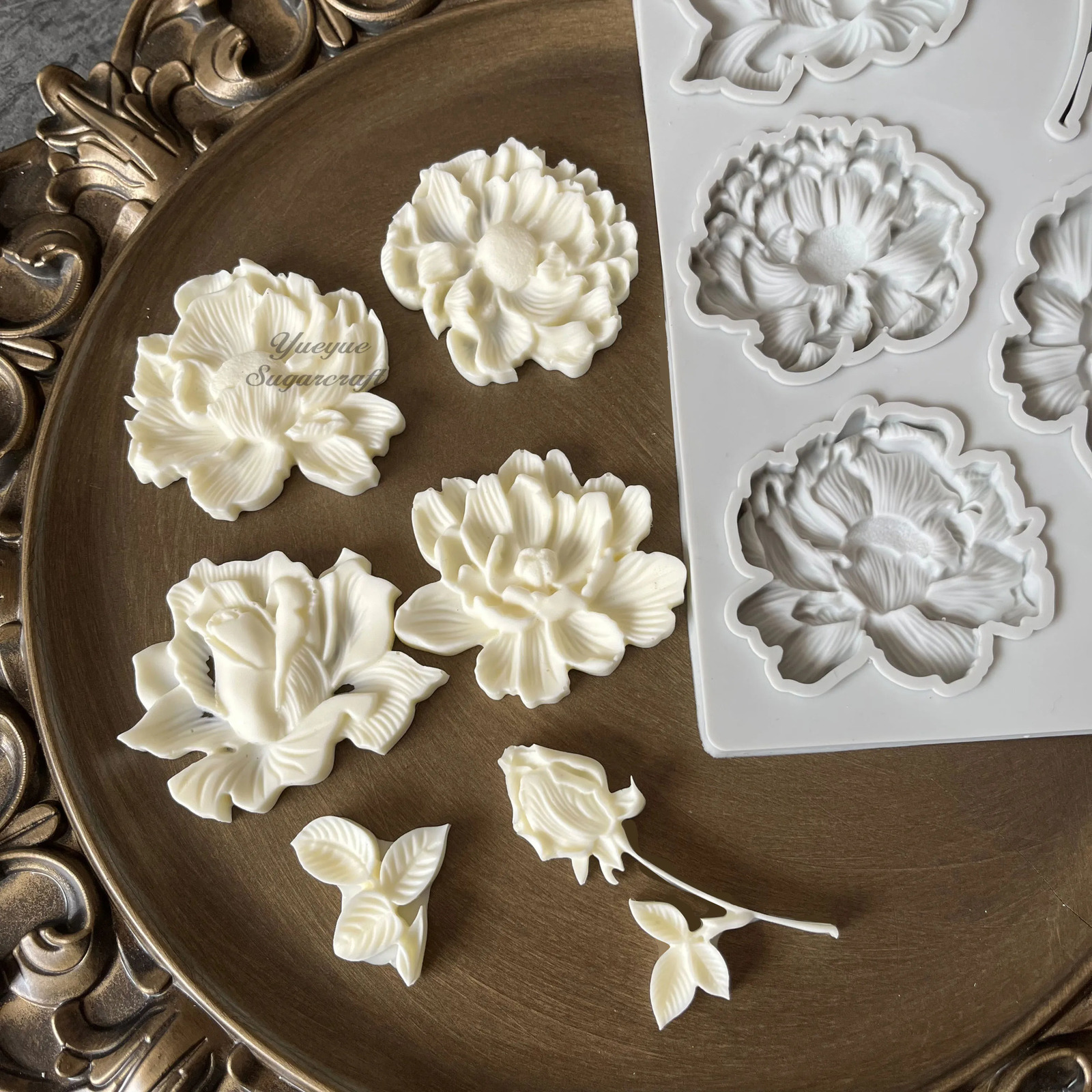 Baking Moulds Flower Silicone Epoxy Resin Plaster Mould cake mold fondant molds decorating tools DIY resin silicone l231017