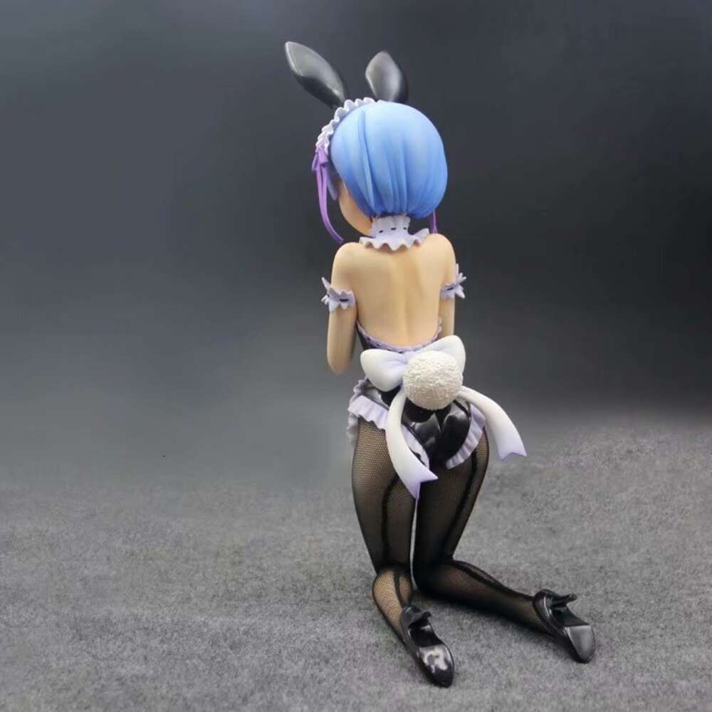 Finger Toys Freeing B-style Re Zero Starting Life in Another World Rem Ram Bunny Ver Pvc Action Figure Toy Adult Collection Model Doll Gifts