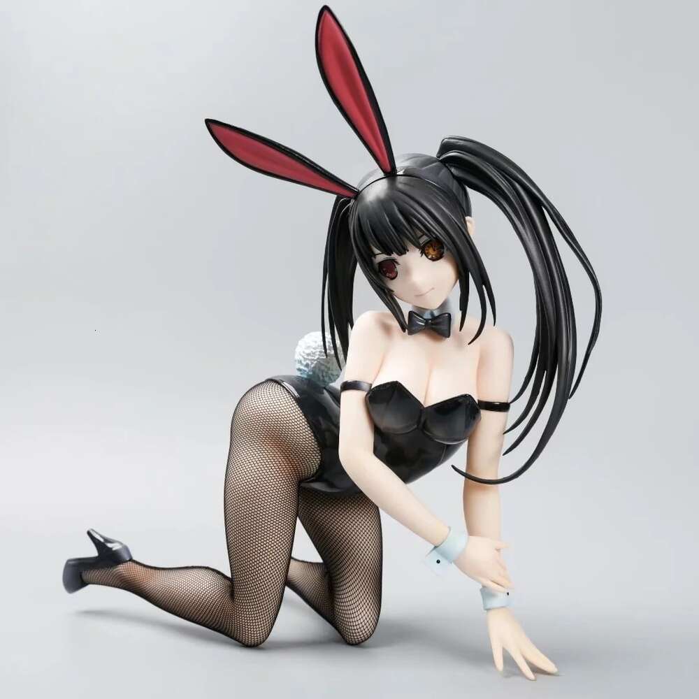 Finger Toys Freeing B-style Date A Live Iii Tokisaki Kurumi 1/4 Bunny Ver Pvc Action Figure Toy Adults Collection Hentai Model Doll Gifts
