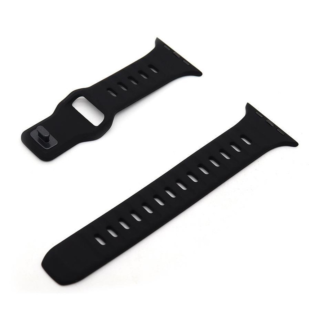 Square Buckle Silicone Strap Apple Watch Ultra 49mm 45mm 41mm Breathable Wrist Band For Iwatch 8 7 6 5 4 44mm 40mm free shipping