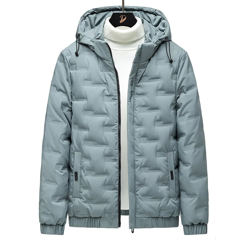 Mens Down Parkas Winter Jackets Hoodie Windbreak Plus Size 6XL 7XL 8XL Oversize Black Warm Coats Loose Male Zipper Waterproof Padded 231016