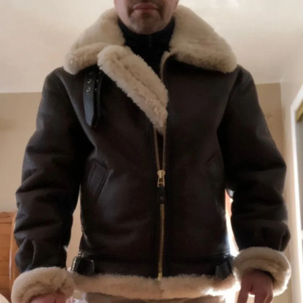 Men's Jackets Men's Autumn Winter Fur Integrated Plush Thickened Jacket Outerwear Korean Version Casual Padded Warm Coat 231016