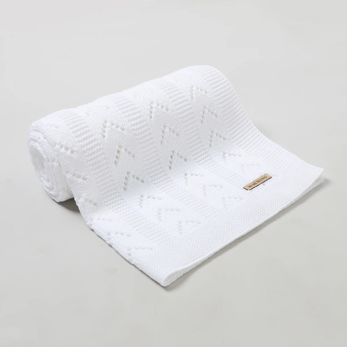 Quilts Baby Blankets Knitted born Infant Netural Soft Cozy Sleeping Mats for Toddler Boy Girl Throwing Quilts Children Mats 100*80cm 231017