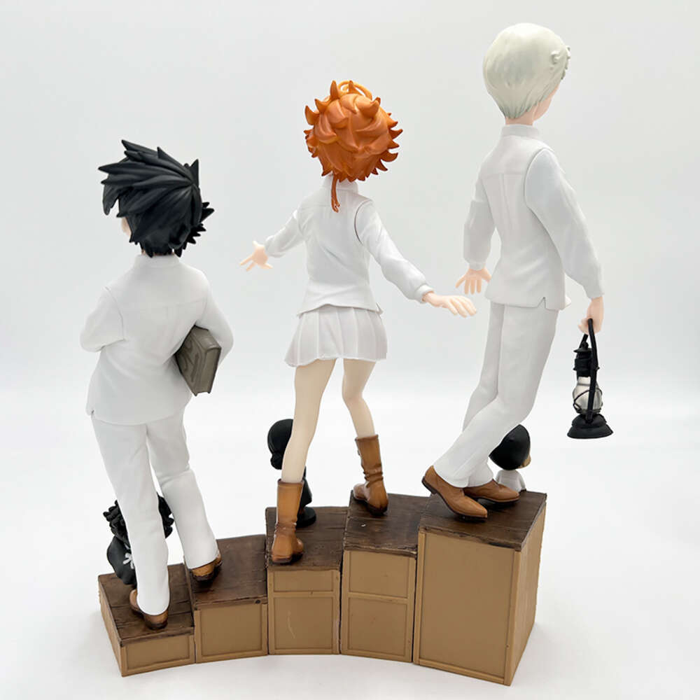 Finger Toys 20cm the Promised Neverland Anime Figure Norman/emma/ray Action Figure #1505 Norman #1092 Emma Figurine Model Doll Toys Gifts