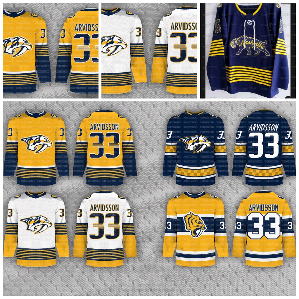 Roman Josir 2023-24 CONCEPT jersey Mikael Granlund Nashville Nino Niederreiter Ryan McDonagh Eeli Tolvanen Filip Forsberg Matt Duchene