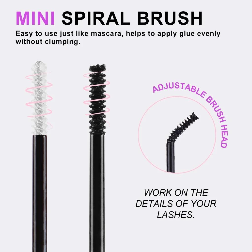 Mascara ZWELLBE Lash Bond and Seal 10ML Lash Clusters Long Lasting Lash Glue Waterproof for Individual Cluster Lashes Glue Latex Free 231016