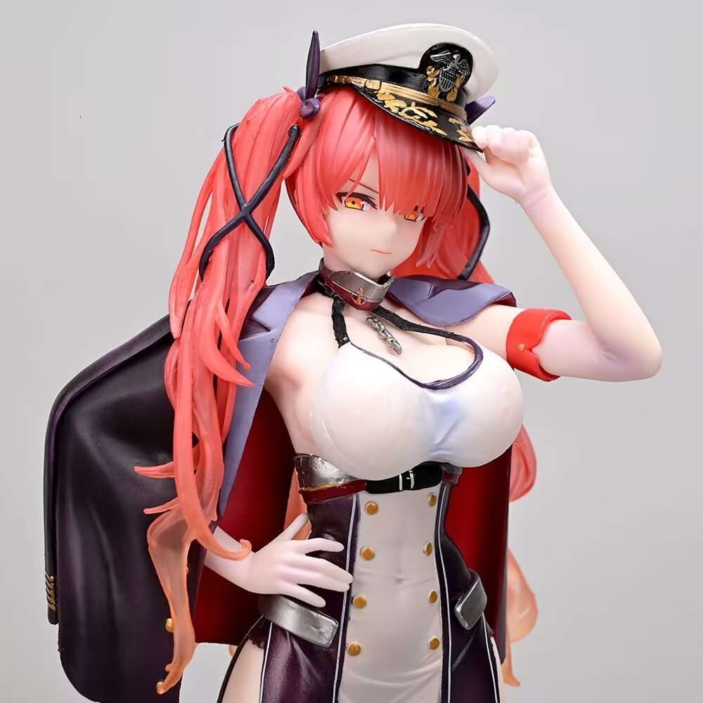 Finger Toys 26cm Alter Azur Lane Honolulu Lightweight Ver Hot Girl 1/7 Pvc Anime Action Figure Toys Collection Model Toy Gift