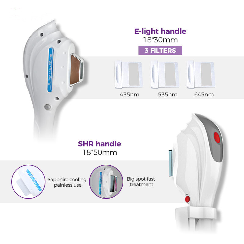 2 Years Warranty Ipl Machine Elight Laser Skin Rejuvenation Leg Hair Removal OPT Acne Treatment machine