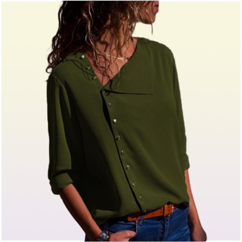 Gauges Women Blouse Shirt Long Sleeve Korean Fashion New Arrival Autumn Office Ladies Blouses Work Black Top Female Blusa Irregular