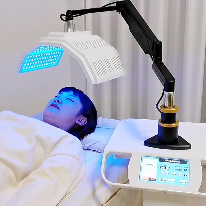 Effecctively Whitening Skin Rejuvenation Red Blue Light Led Skin Therapy 7 In 1 PDT Laser Equipment PDT Led Red Light Therapy Beauty Equipment