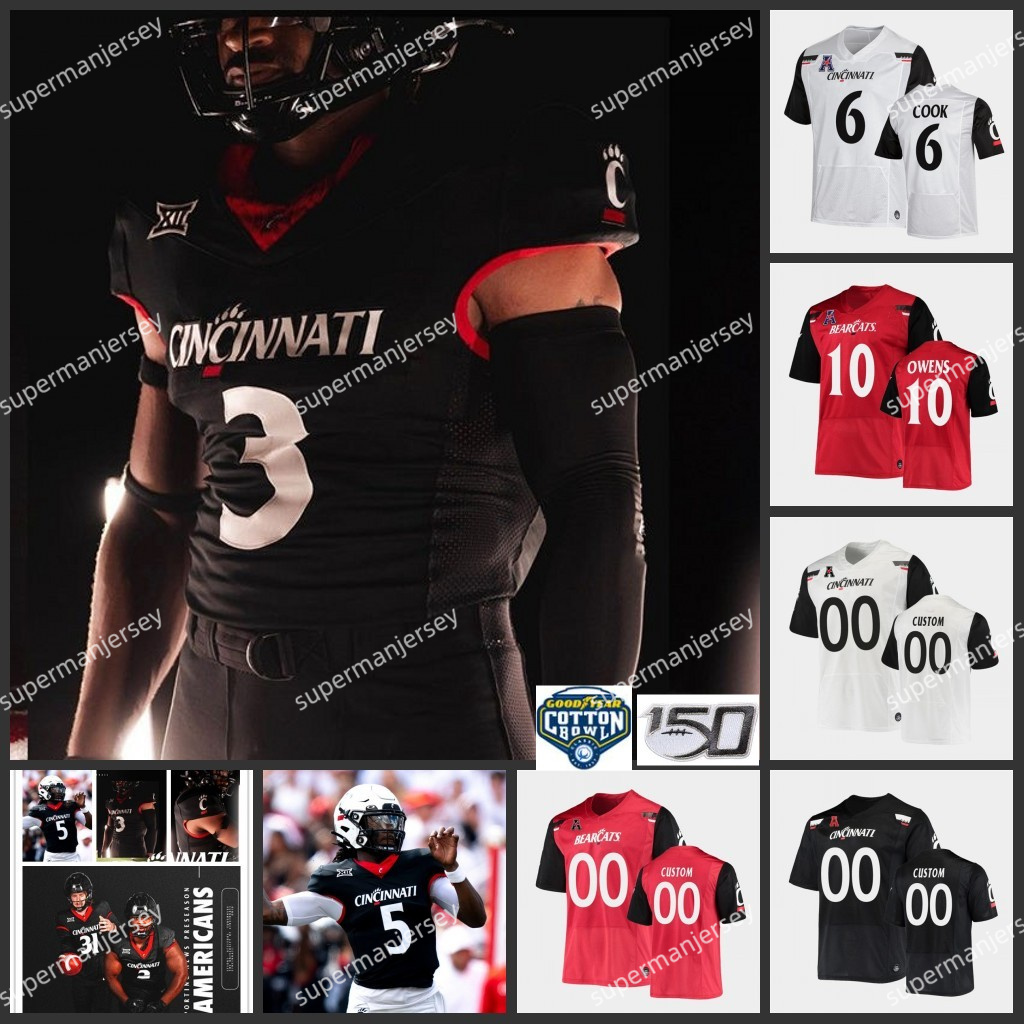 Cincinnati Football Jersey 1 Sauce Gardner 0 Darrian Beavers 21 Myjai Sanders 55 James Hudson 62 Jason Kelce 58 Trent Cole Cincinnati Bearcats Jersey7 Coby Bryant